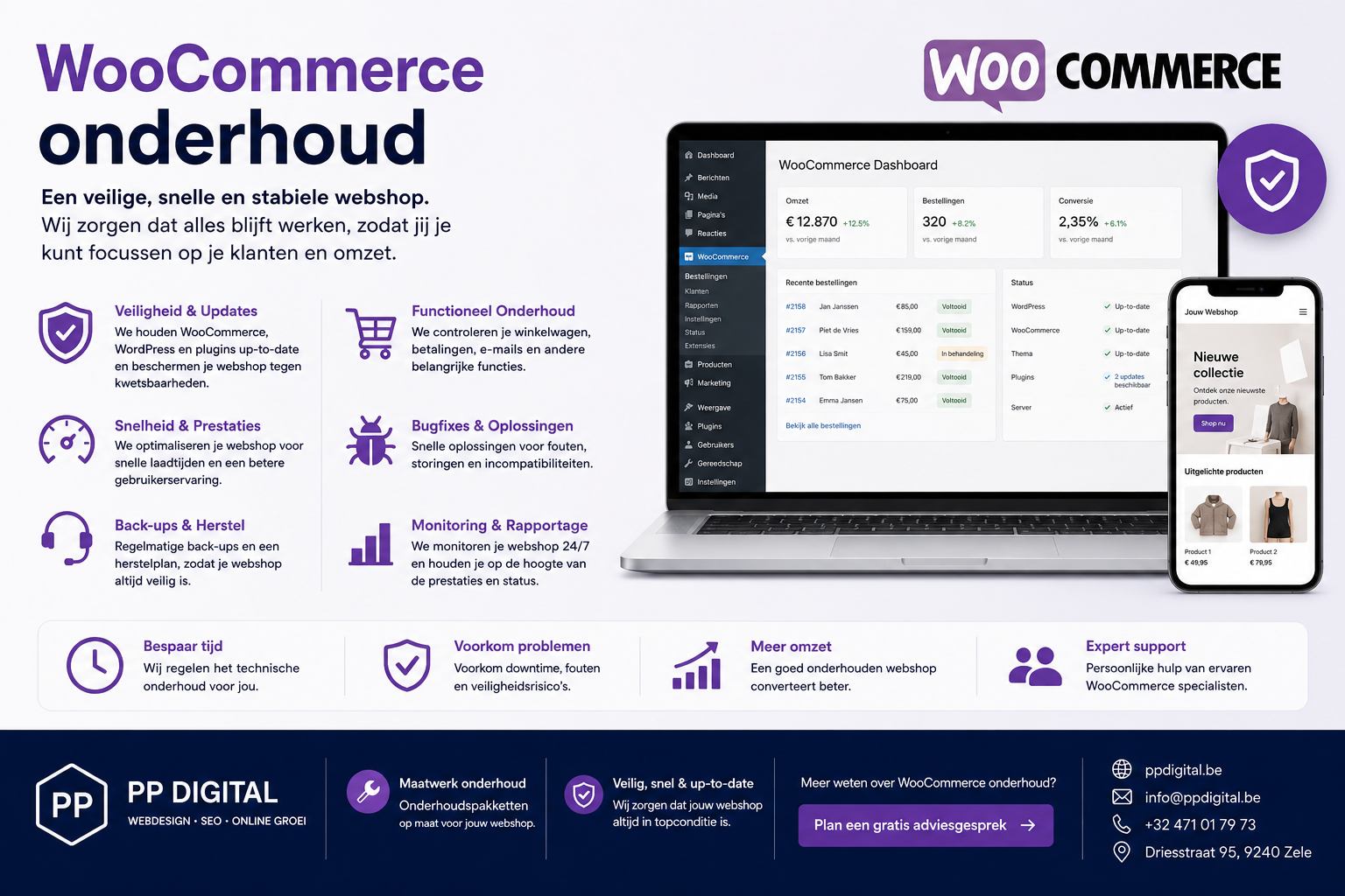 WooCommerce onderhoud voor een veilige, snelle en stabiele webshop